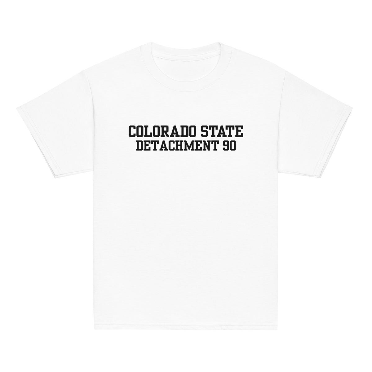 Classic | Youth T Shirt | Colorado State Detachment 90 | Modern Script Logo