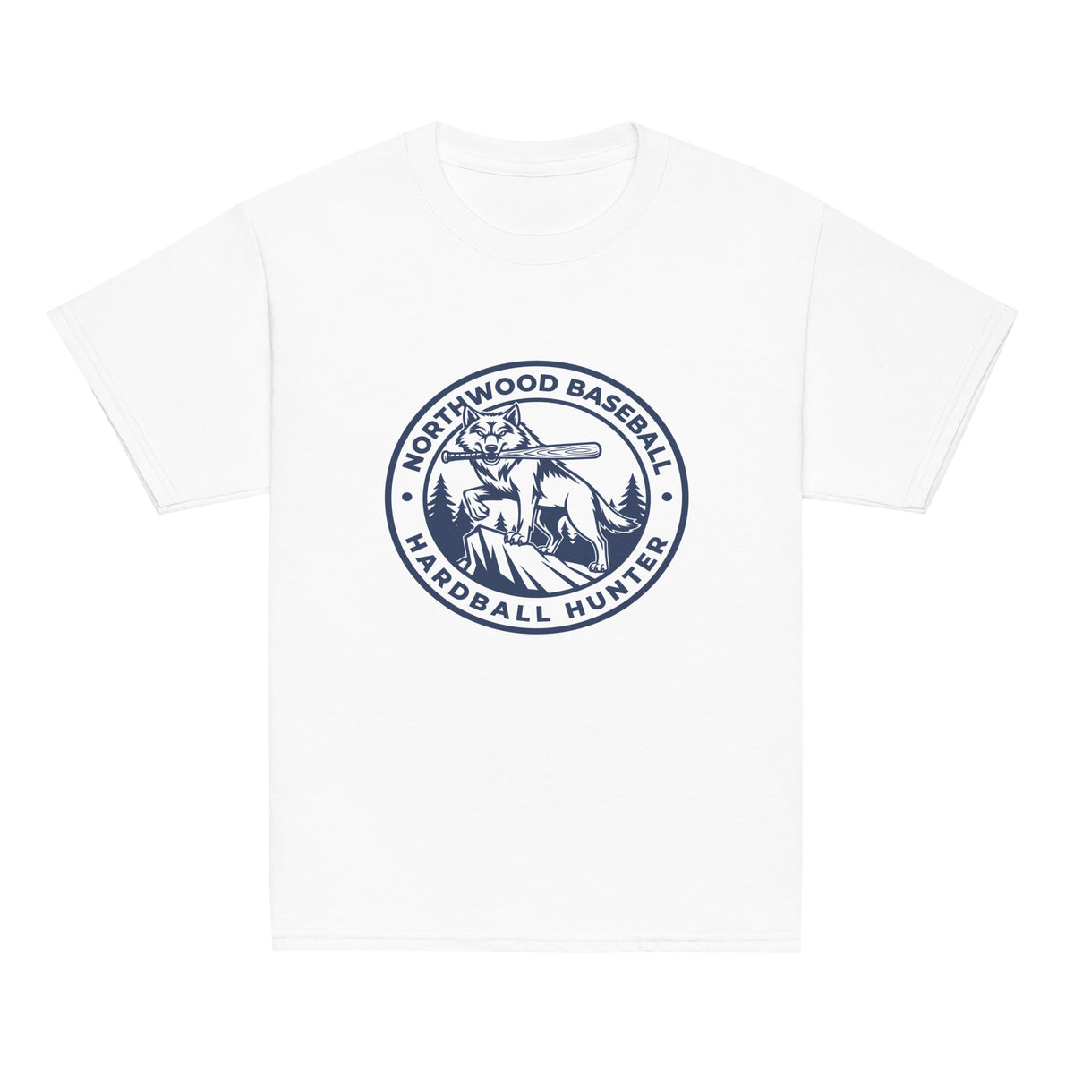 Classic | Youth T Shirt | Northwood High School Baseball | Badge Logo
