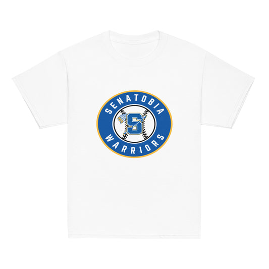 Classic | Youth T Shirt | Senatobia Warriors Baseball | Badge Logo