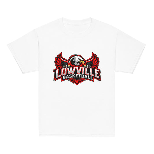 Classic | Youth T Shirt | Lowville Girls Basketball | Emblem Logo