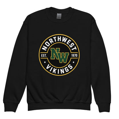 Classic | Youth Sweatshirt | Northwest High School | Badge Logo