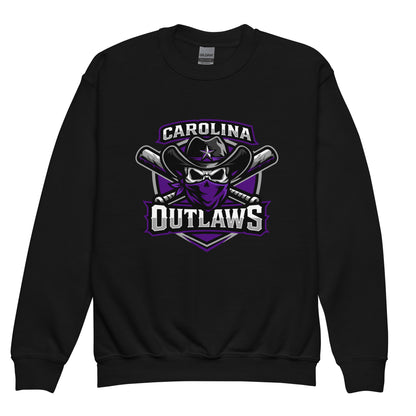 Classic | Youth Sweatshirt | Carolina Outlaws Baseball | Shield Logo