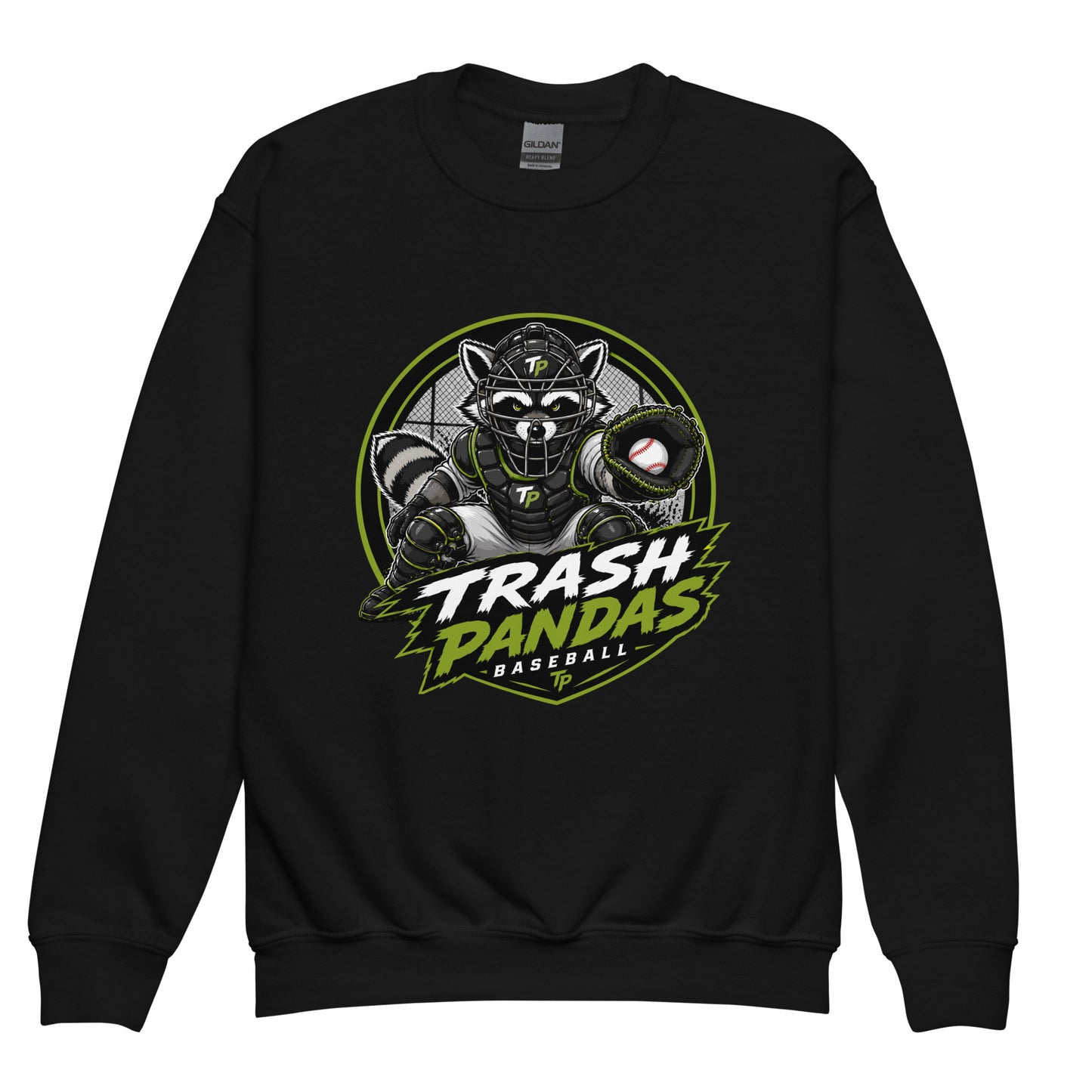 Classic | Youth Sweatshirt | Trash Pandas Baseball Organization | Athletics Logo
