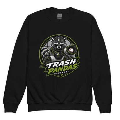 Classic | Youth Sweatshirt | Trash Pandas Baseball Organization | Athletics Logo