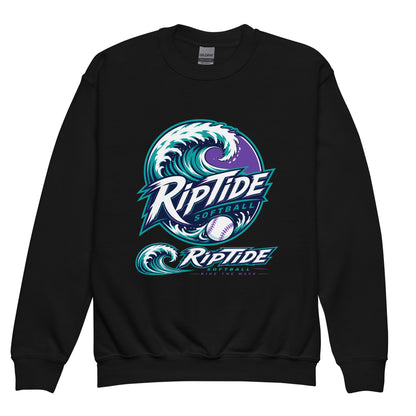 Classic | Youth Sweatshirt | RipTide Softball | Crest Logo
