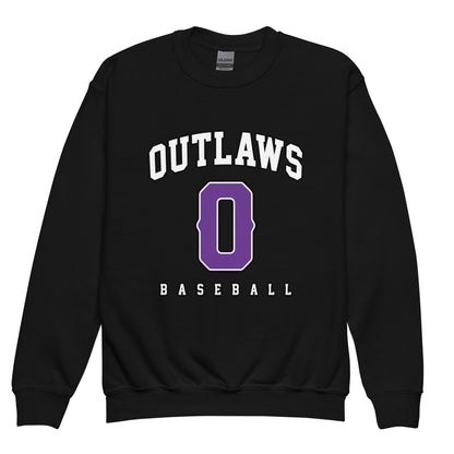 Classic | Youth Sweatshirt | Carolina Outlaws Baseball | Atheltics Logo