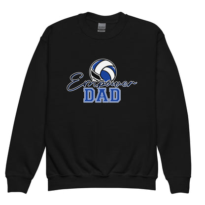 Classic | Youth Sweatshirt | Empower Volleyball Club | Dad Crest Logo