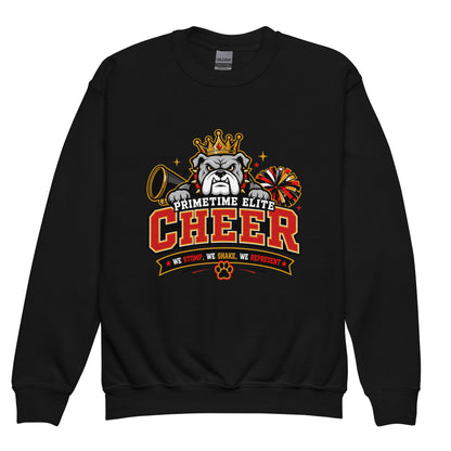 Classic | Youth Sweatshirt | PTE Bulldog Cheer | Crest Logo