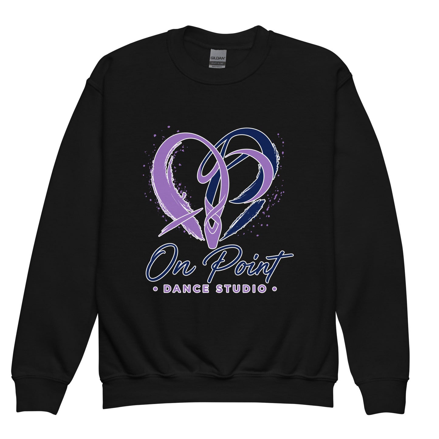 Classic | Youth Sweatshirt | On Point Dance Studio | Crest Logo
