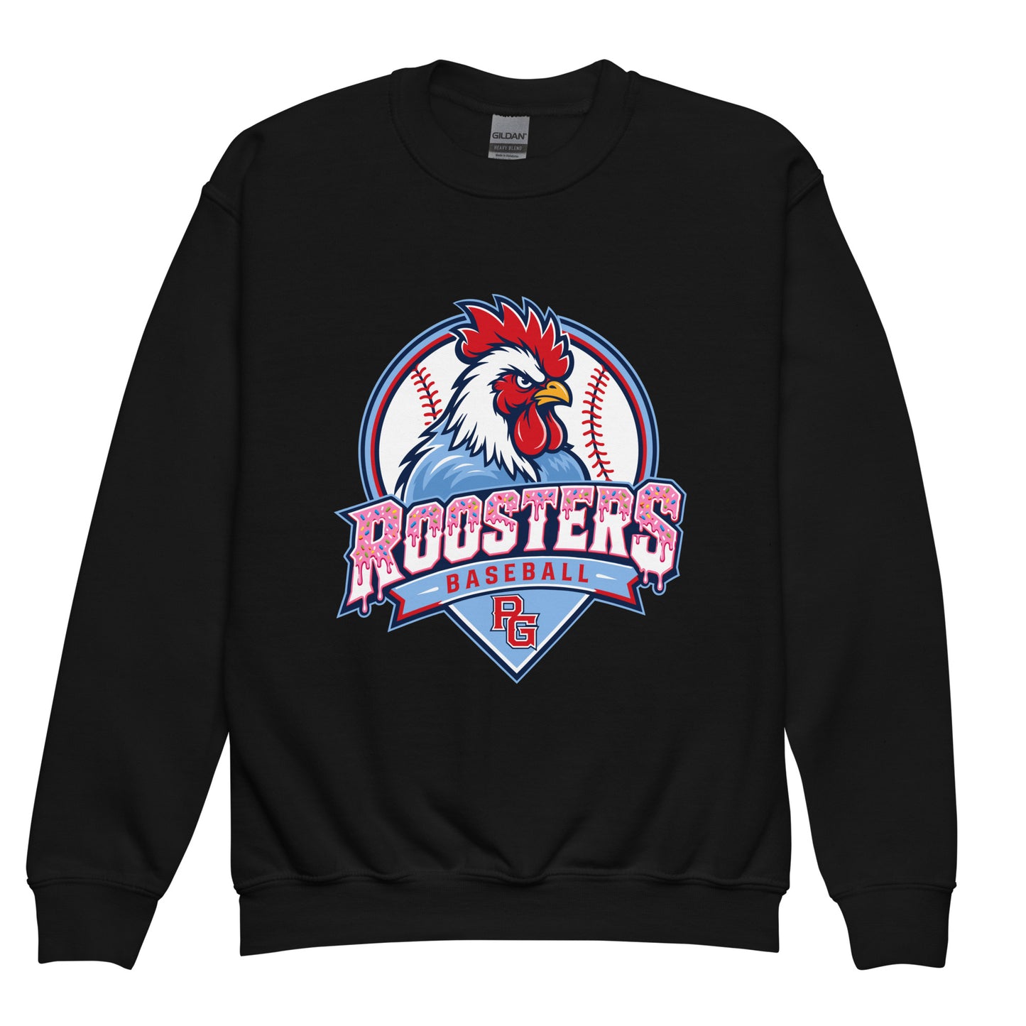 Classic | Youth Sweatshirt | Rooster Nation | Emblem Logo