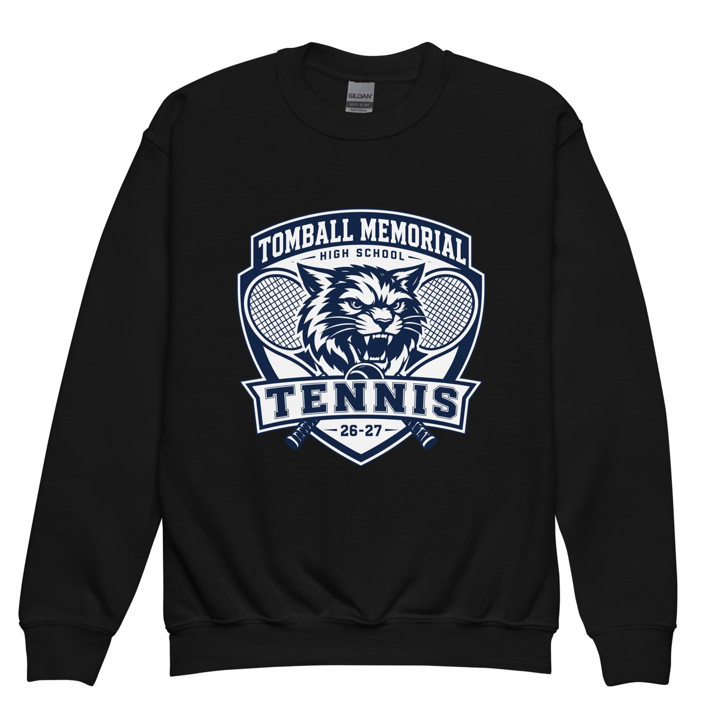 Classic | Youth Sweatshirt | TMHS Tennis | Shield Logo