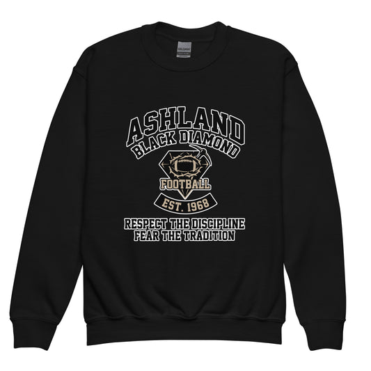 Classic | Youth Sweatshirt | Ashland Black Diamonds | Emblem Logo