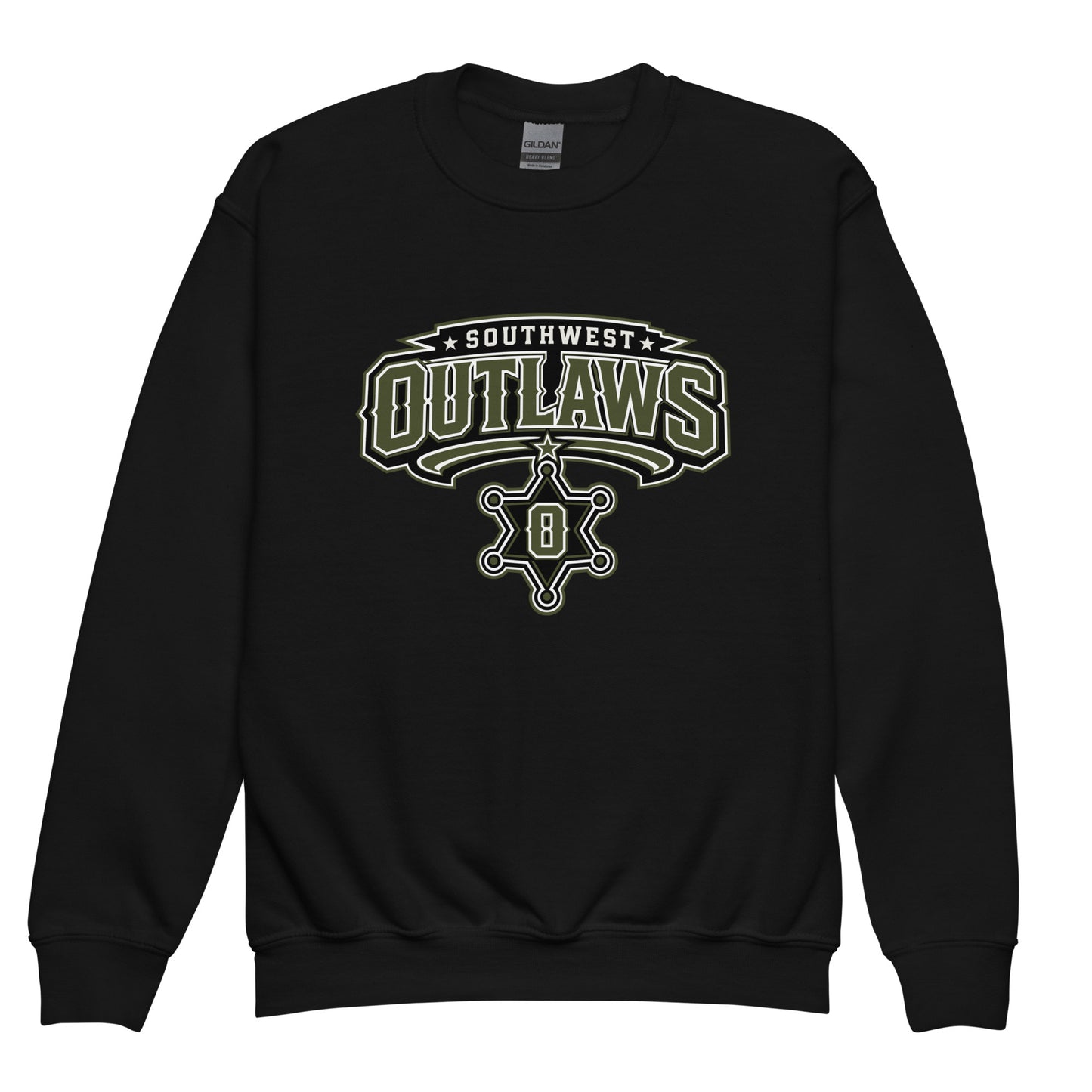 Classic | Youth Sweatshirt | Southwest Outlaws | Frontier Athletics Logo