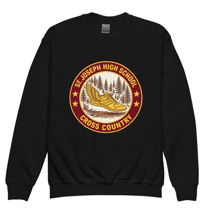 Classic | Youth Sweatshirt | St. Joseph High School - Cross Country | Badge Logo