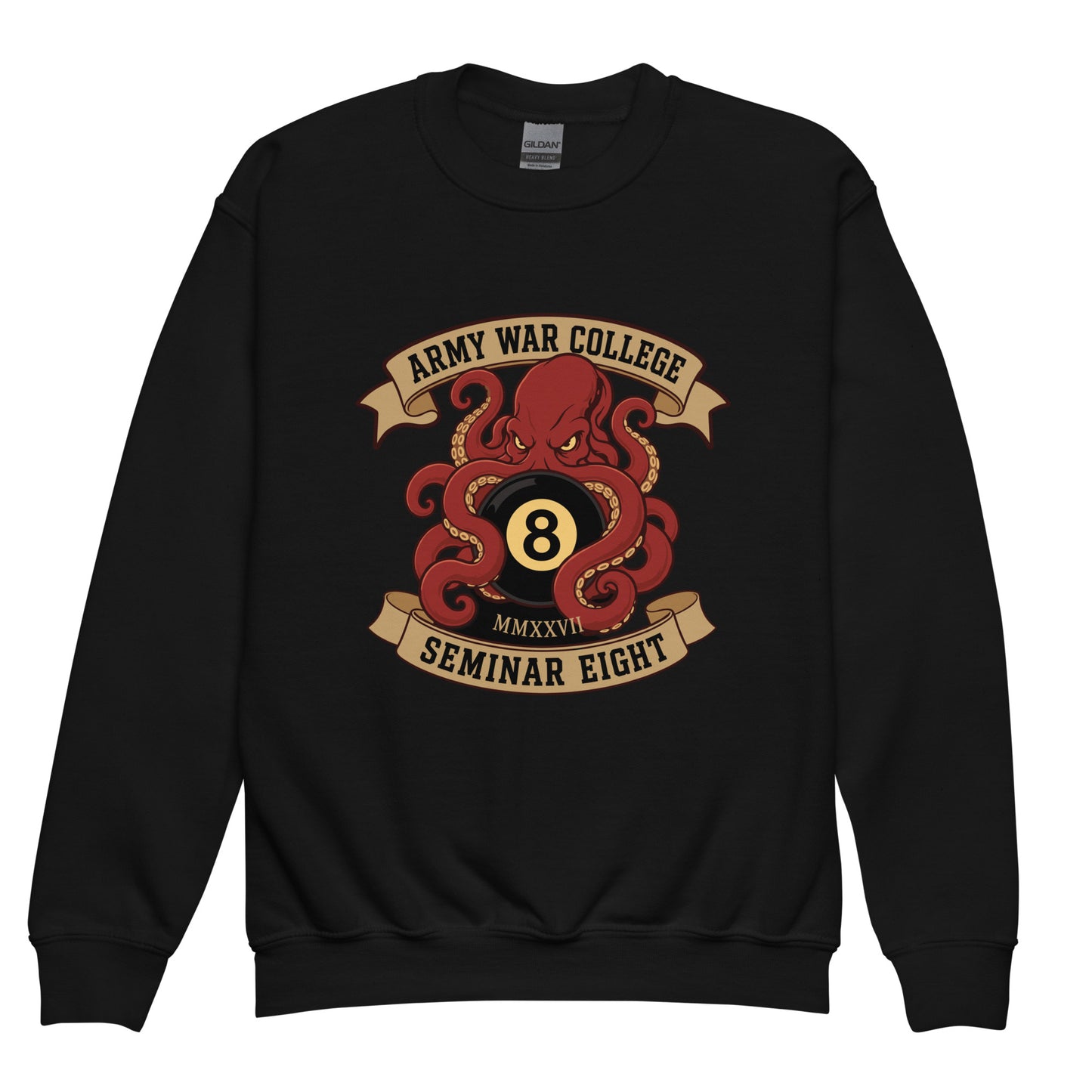 Classic | Youth Sweatshirt | Army War College (Seminar 8) | Crest Logo