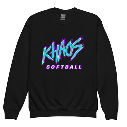 Classic | Youth Sweatshirt | Khaos Softball | Atlhetics Logo