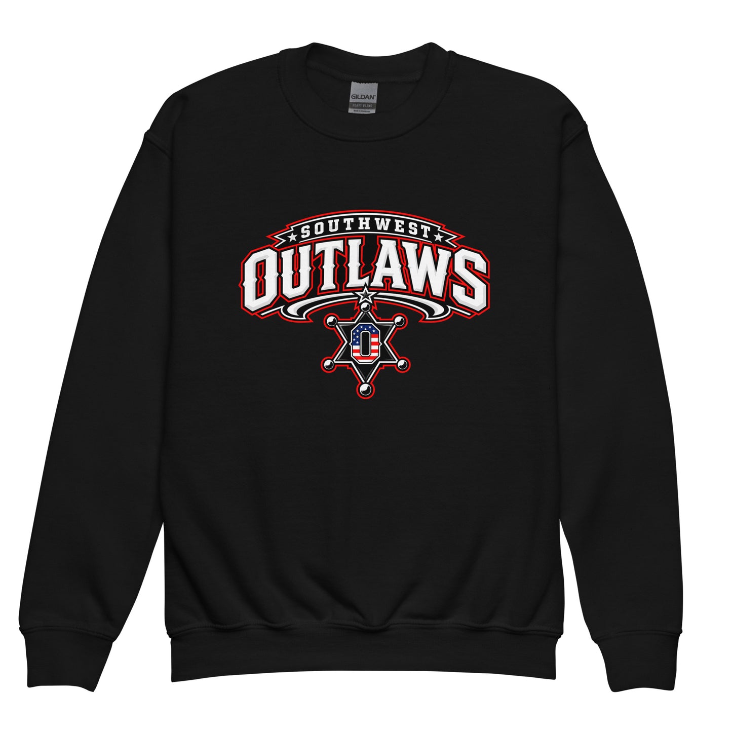 Classic | Youth Sweatshirt | Southwest Outlaws | Vanguard Logo
