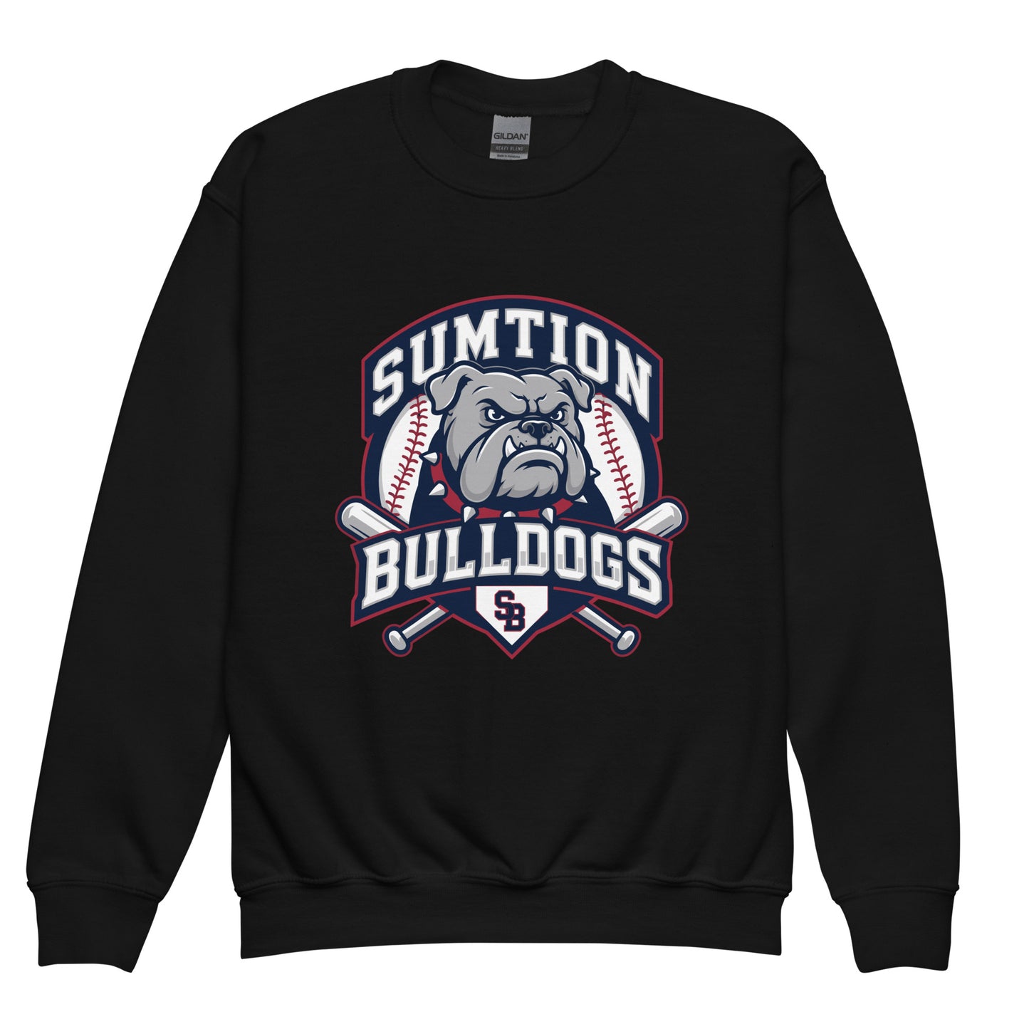 Classic | Youth Sweatshirt | Sumtion bulldogs | Emblem Logo