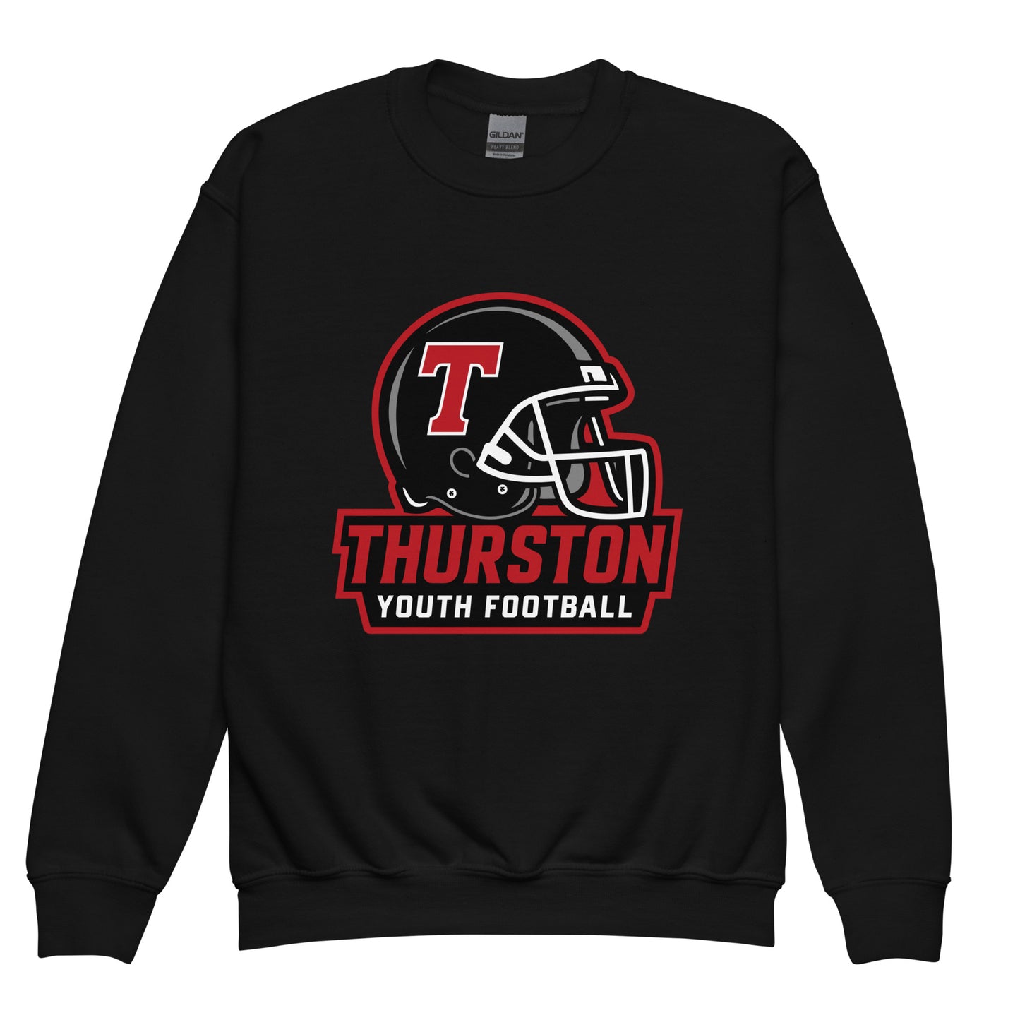 Classic | Youth Sweatshirt | Thurston Youth Football | Crest Logo