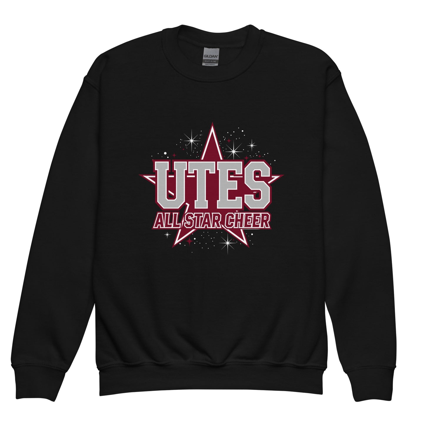 Classic | Youth Sweatshirt | Utes Allstar Cheer | Crest Logo