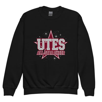 Classic | Youth Sweatshirt | Utes Allstar Cheer | Crest Logo