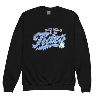 Classic | Youth Sweatshirt | Long Island Tides Baseball | Athletics Logo