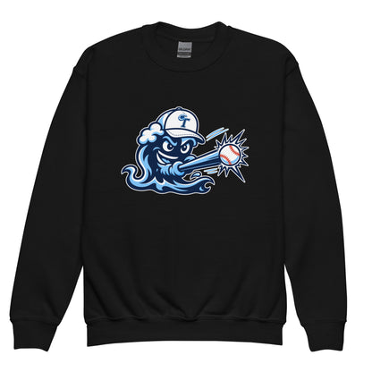 Classic | Youth Sweatshirt | Long Island Tides Baseball | Mascot Logo