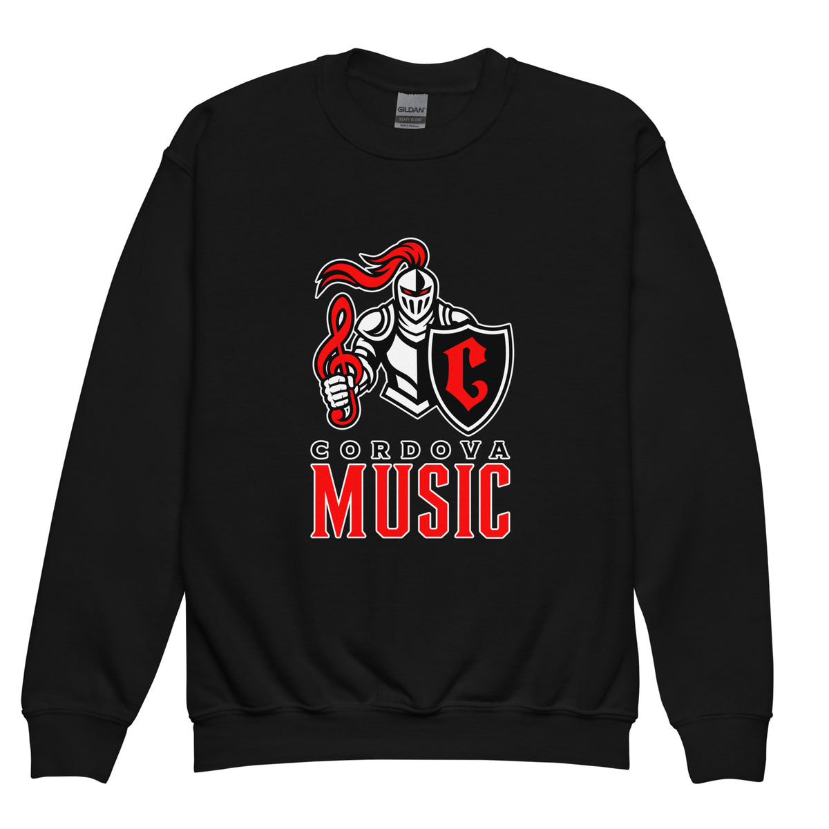 Classic | Youth Sweatshirt | Cordova High Music | Vanguard Logo