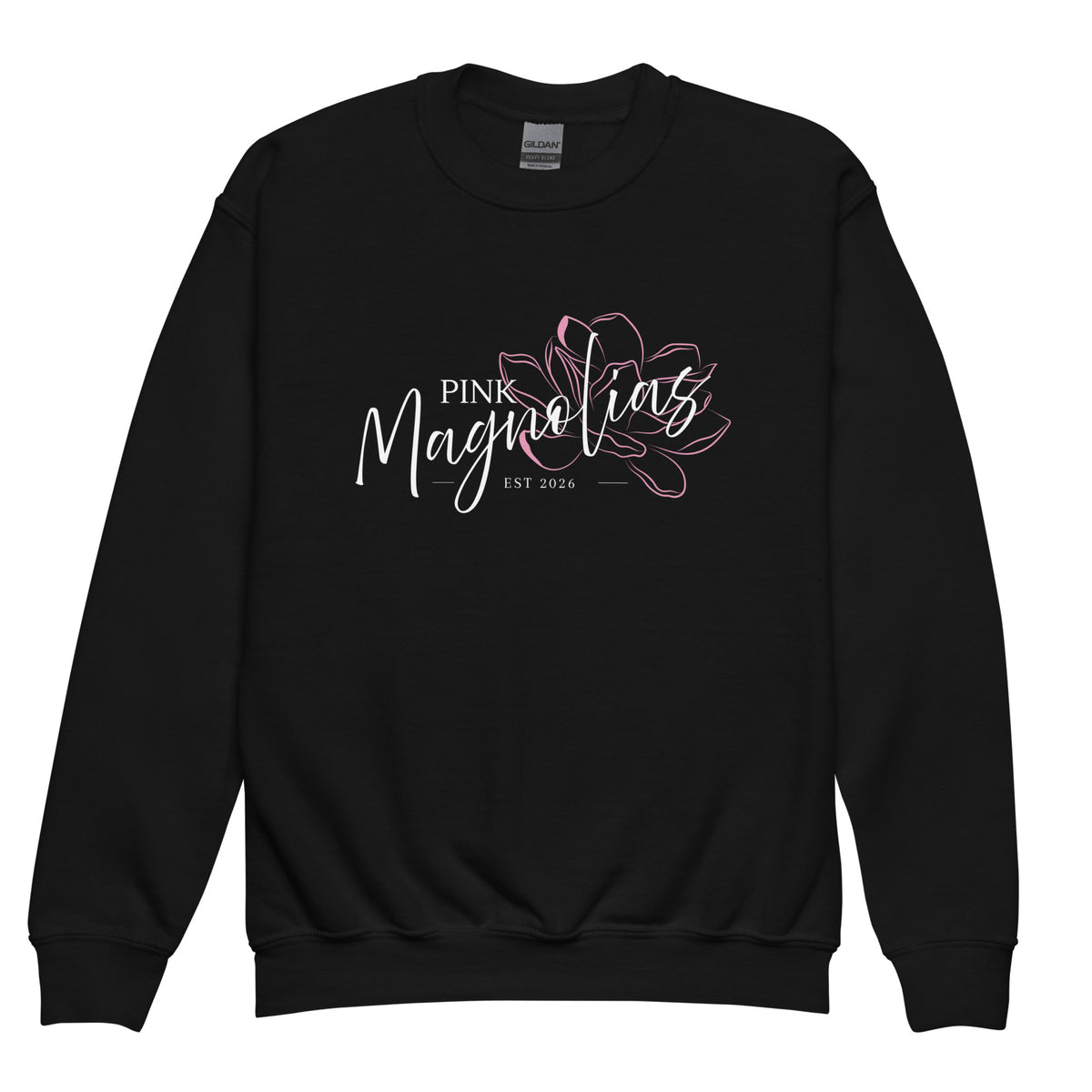 Classic | Youth Sweatshirt | Pink Magnolias Dance | Modern Script Logo