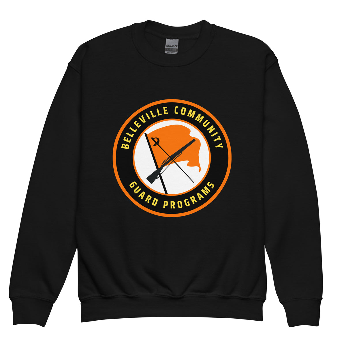 Classic | Youth Sweatshirt | Belleville Community Guard Programs | Badge Logo
