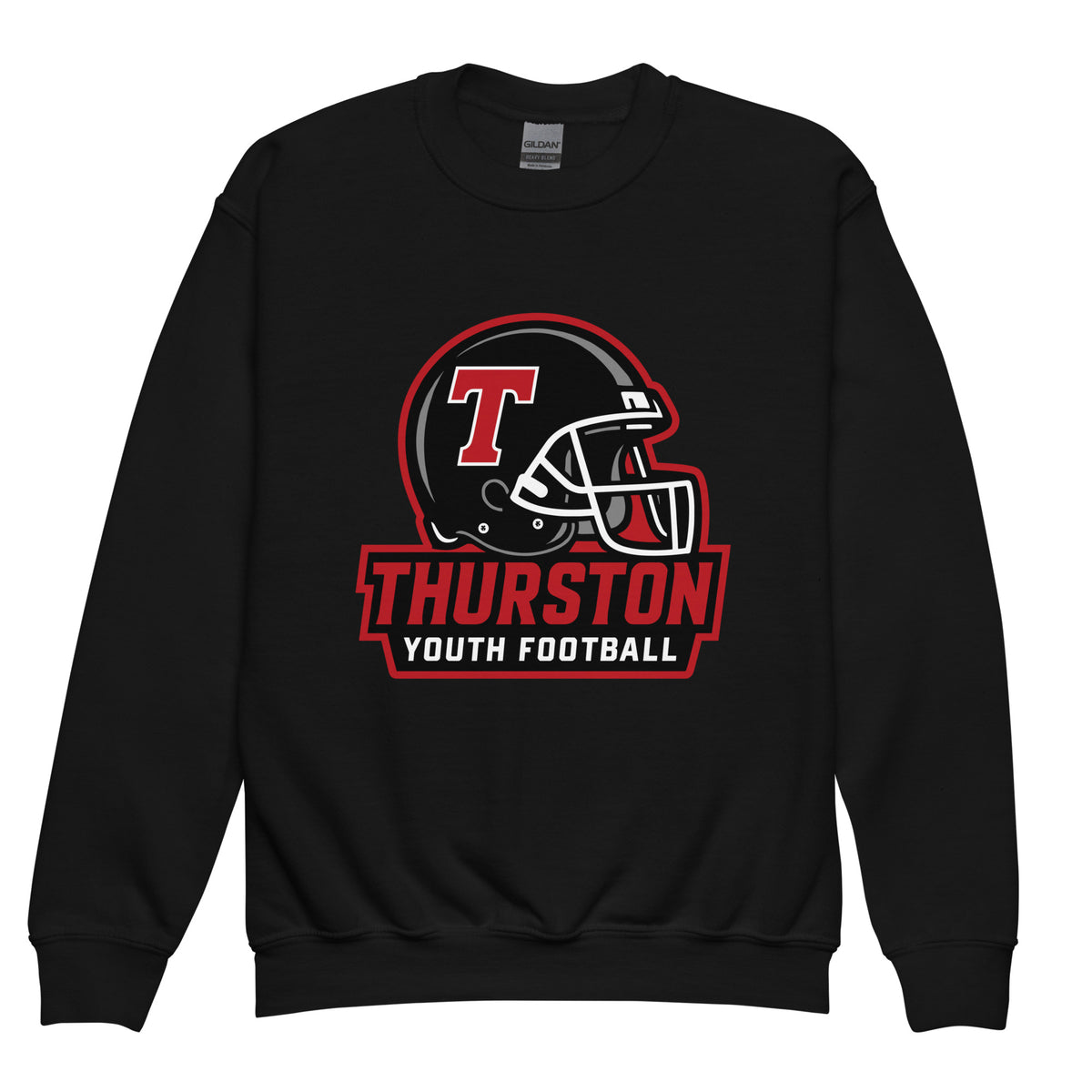 Classic | Youth Sweatshirt | Thurston Youth Football | Crest Logo