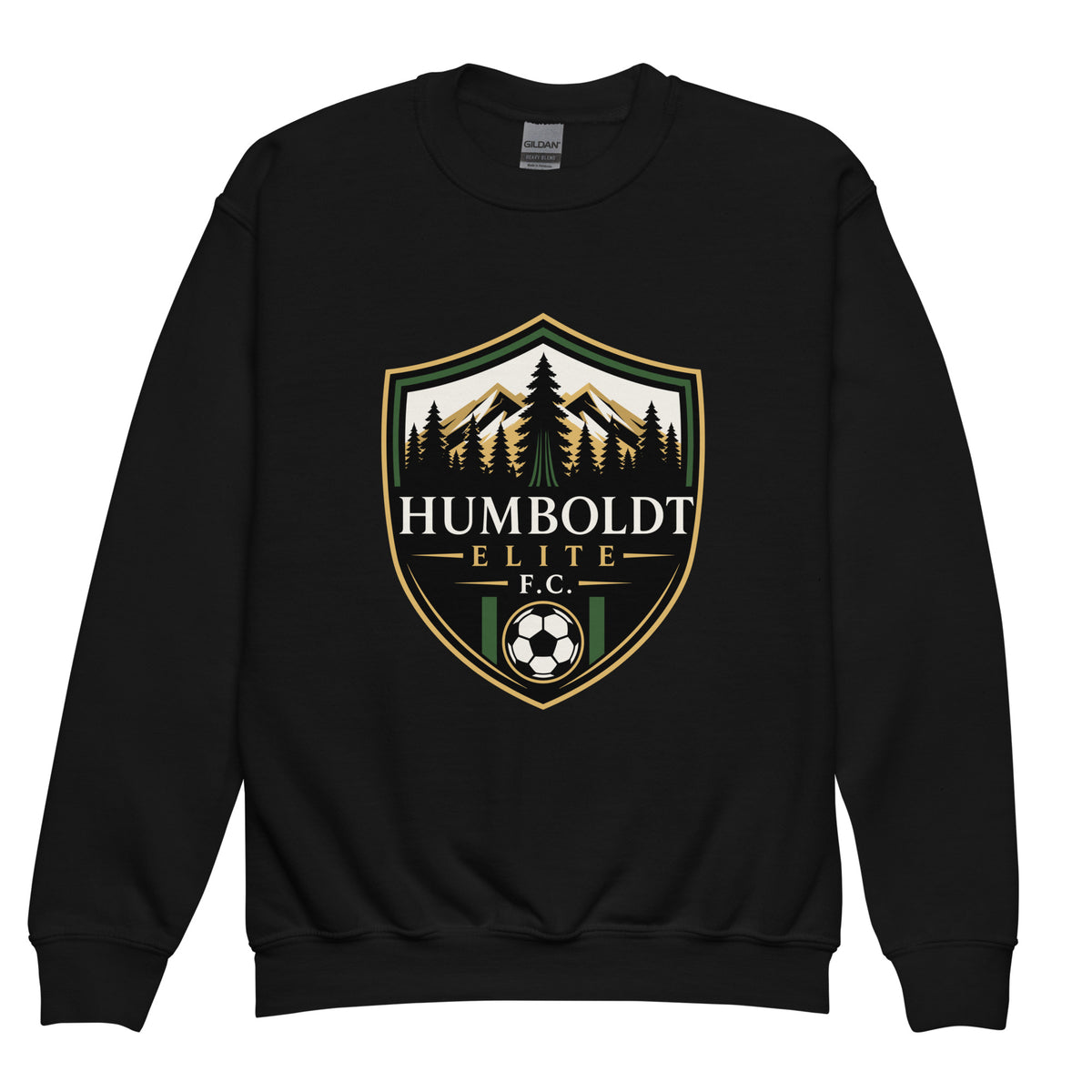 Classic | Youth Sweatshirt | Humboldt Elite FC | Shield Logo