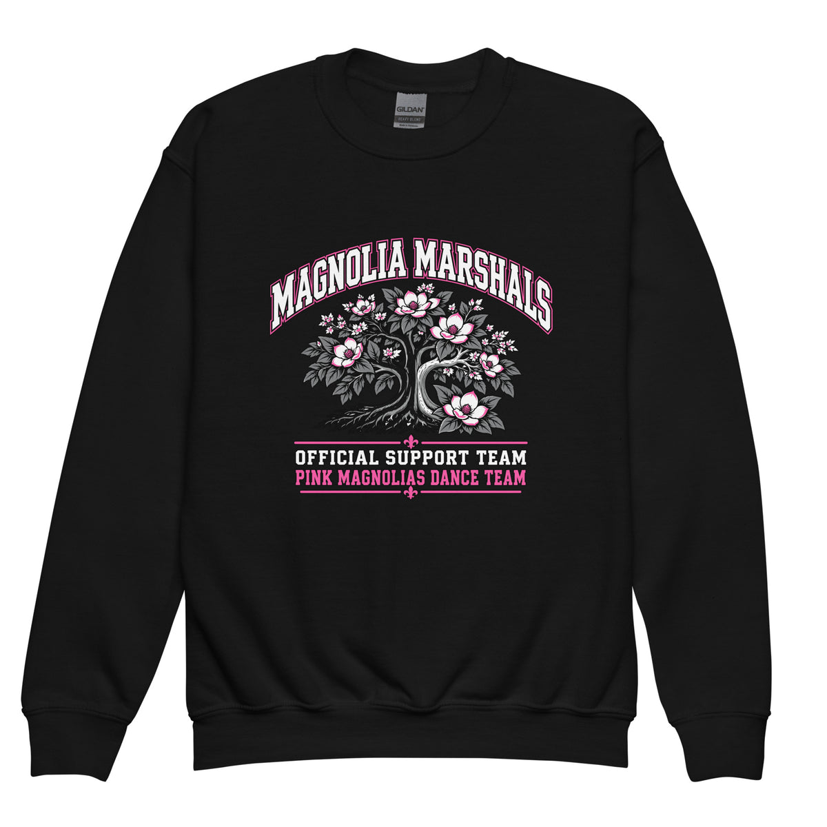 Classic | Youth Sweatshirt | Pink Magnolias Dance | Crest Logo