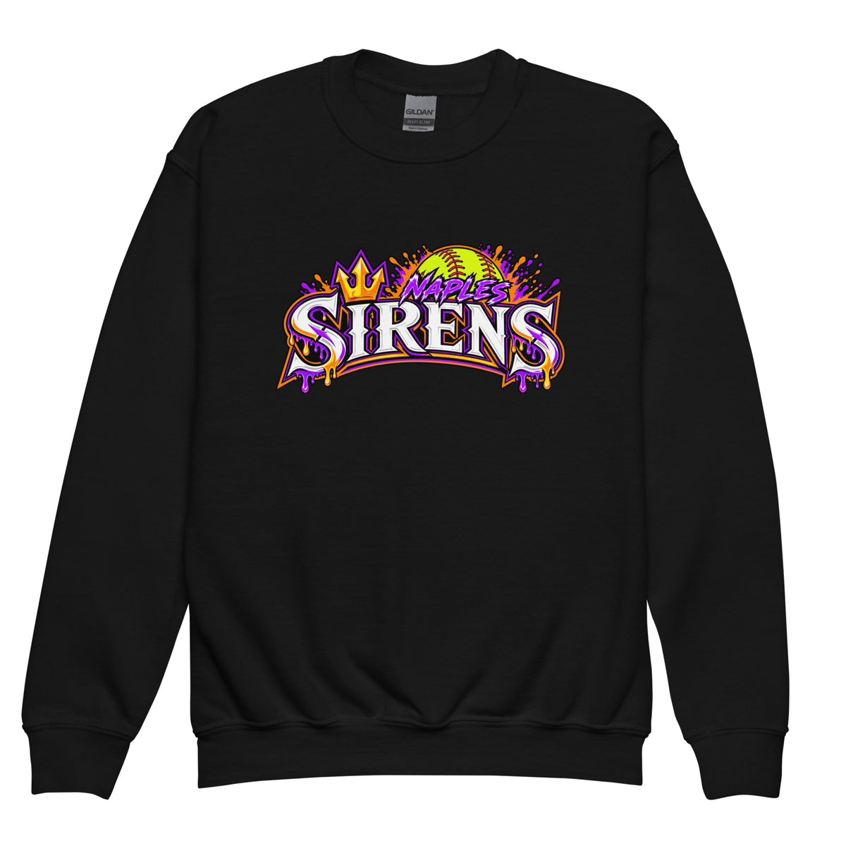 Classic | Youth Sweatshirt | Naples Sirens | Emblem Logo