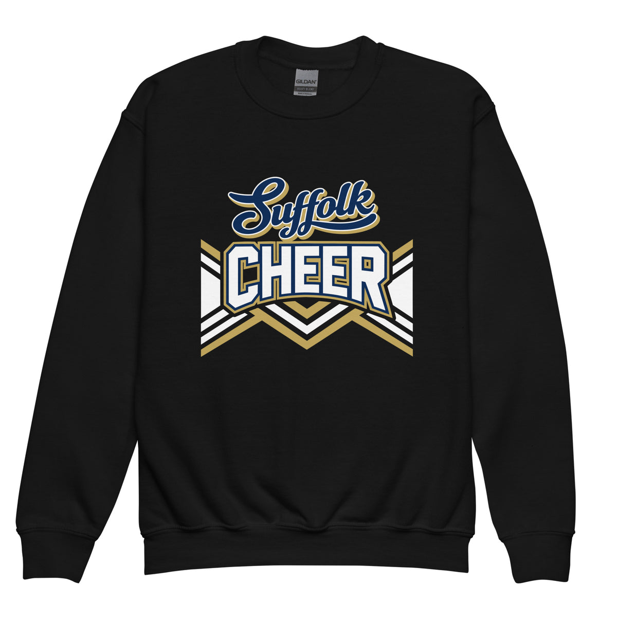 Classic | Youth Sweatshirt | Suffolk University Cheerleading | Vanguard Logo