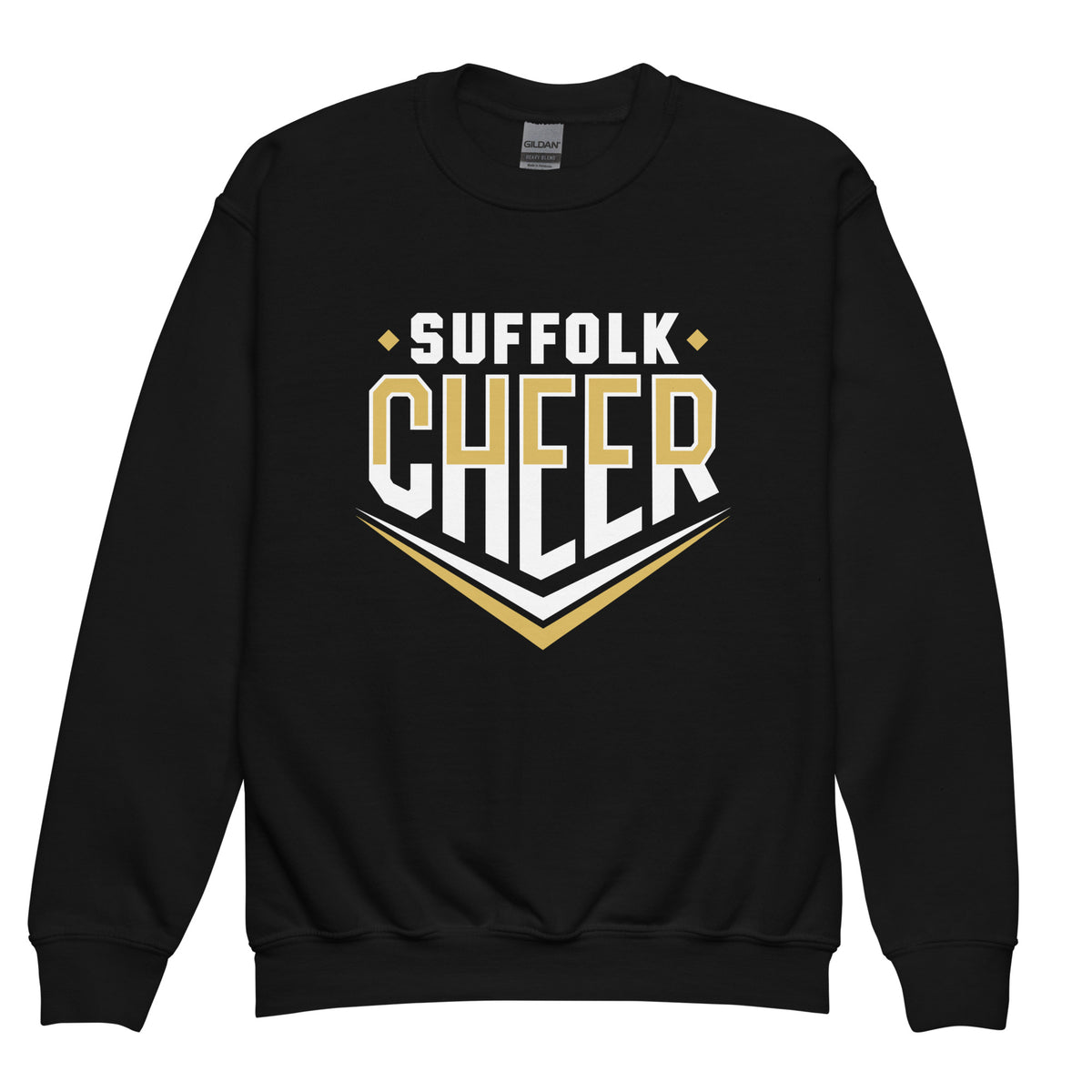 Classic | Youth Sweatshirt | Suffolk University Cheerleading | Emblem Logo