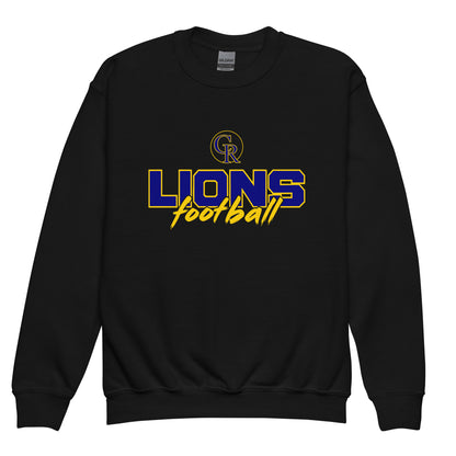 Classic | Youth Sweatshirt | Chestnut Ridge Lions Football | Vanguard Logo