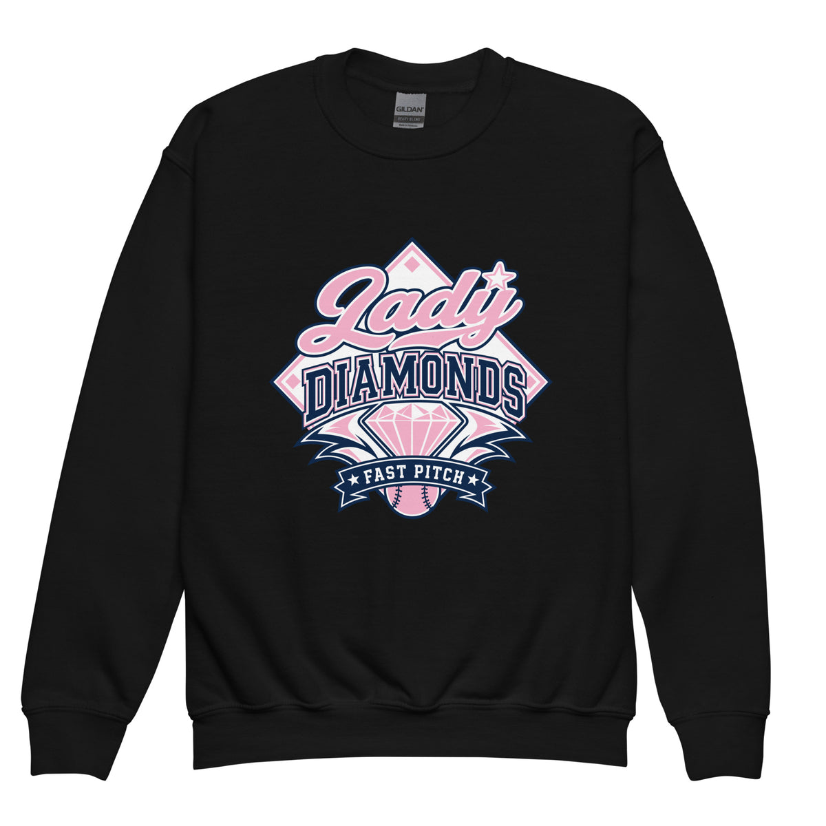 Classic | Youth Sweatshirt | Lady Diamonds | Emblem Logo