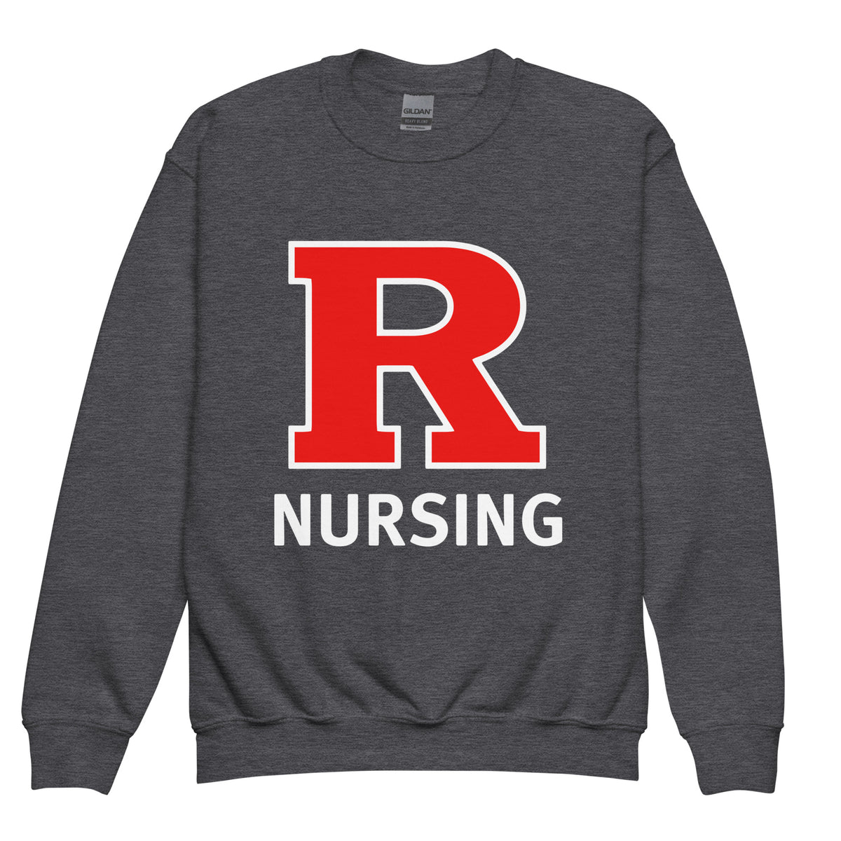 Classic | Youth Sweatshirt | Grand View University Nursing | Lettemark Logo