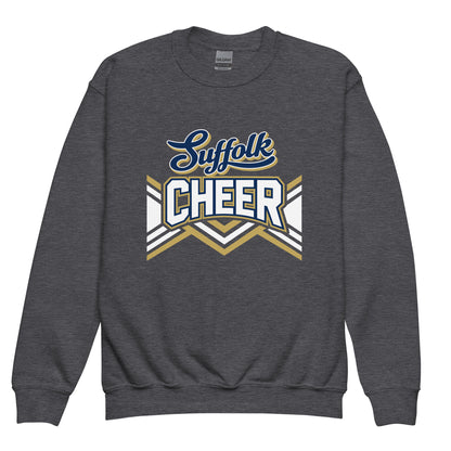 Classic | Youth Sweatshirt | Suffolk University Cheerleading | Vanguard Logo