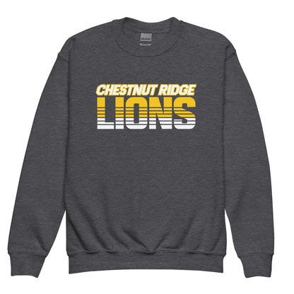 Classic | Youth Sweatshirt | Chestnut Ridge Lions Football | Script Logo