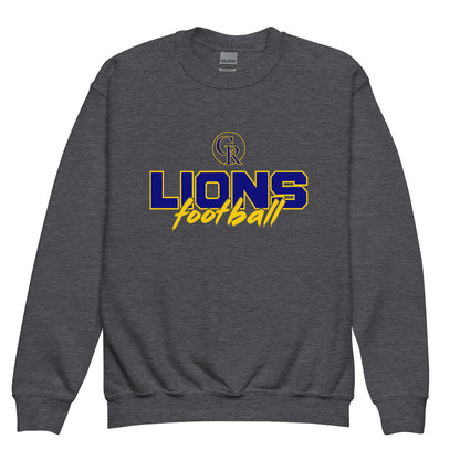 Classic | Youth Sweatshirt | Chestnut Ridge Lions Football | Vanguard Logo