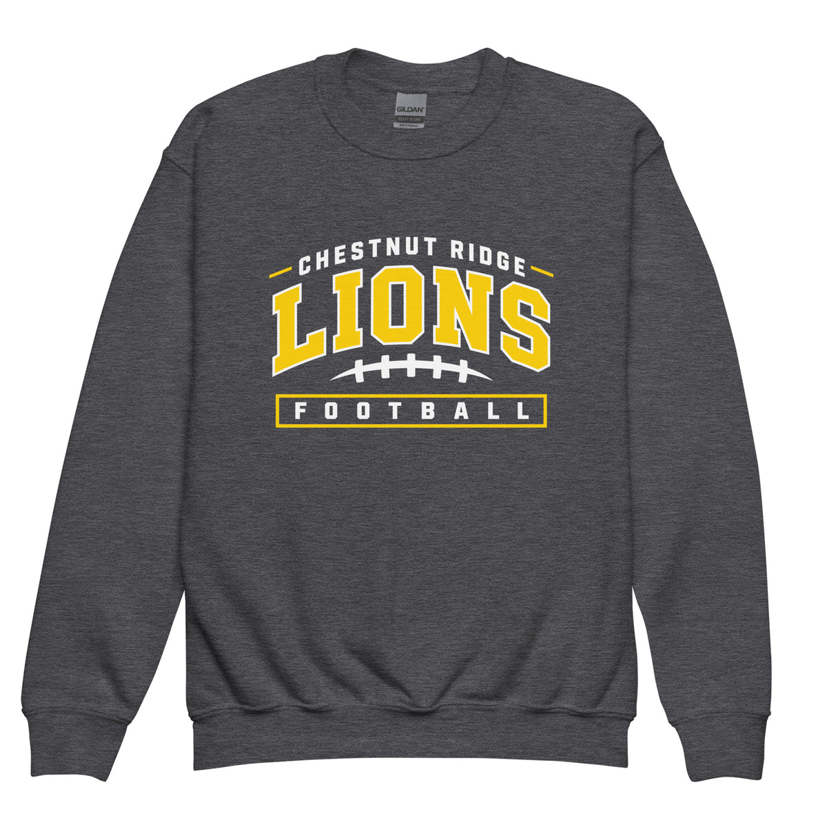 Classic | Youth Sweatshirt | Chestnut Ridge Lions Football | Valor Logo