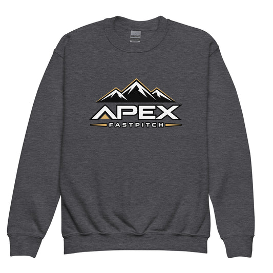 Classic | Youth Sweatshirt | Apex Fastpitch | Crest Logo