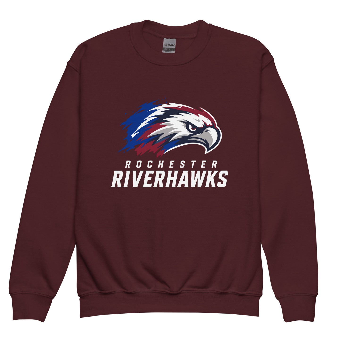 Classic | Youth Sweatshirt | Rochester Riverhawks | Emblem Logo