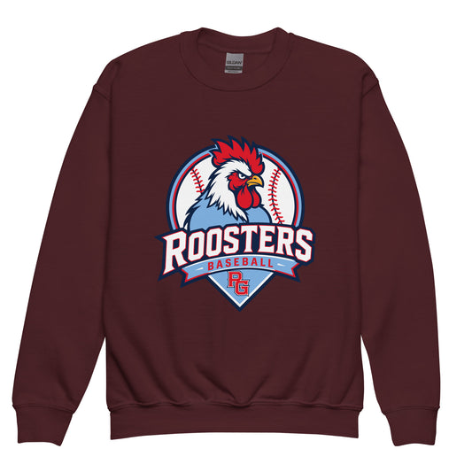 Classic | Youth Sweatshirt | Rooster Nation | Athletic Crest Logo