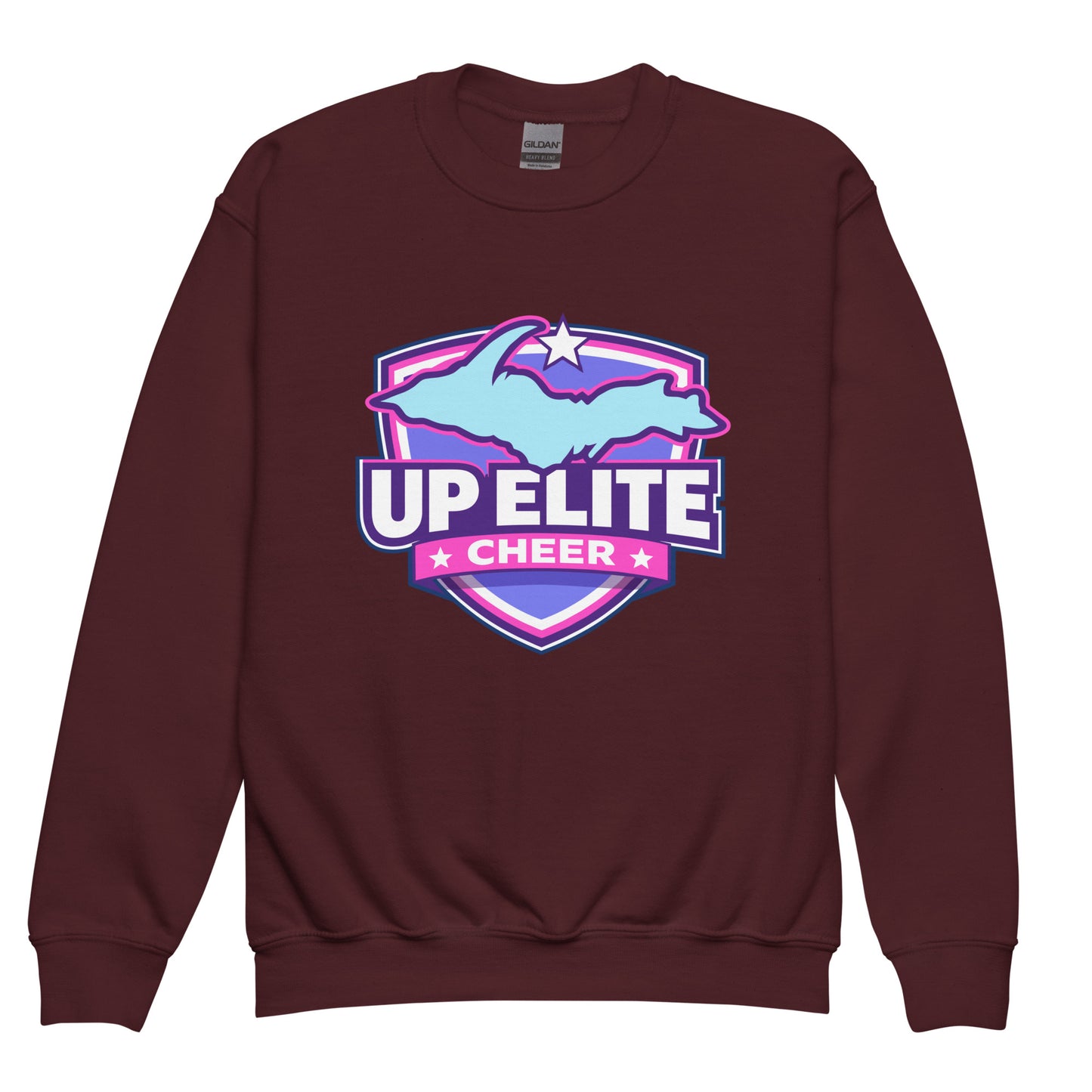 Classic | Youth Sweatshirt | UP Elite Cheer | Shield Logo