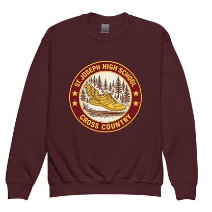 Classic | Youth Sweatshirt | St. Joseph High School - Cross Country | Badge Logo