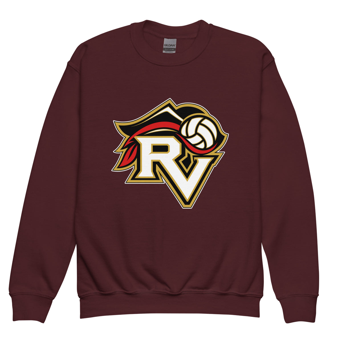 Classic | Youth Sweatshirt | Rebels Volleyball Club | Vanguard Logo