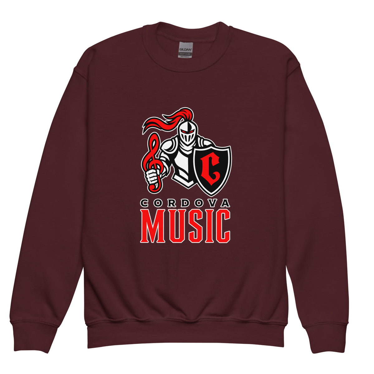 Classic | Youth Sweatshirt | Cordova High Music | Vanguard Logo